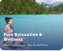 Relaxation & wellness getaways